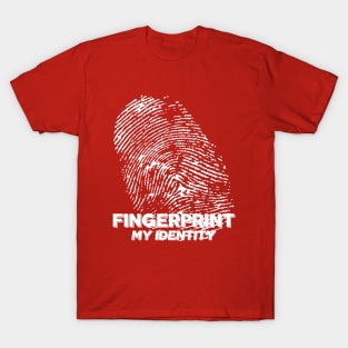 Fingerprint My Identity T-Shirt